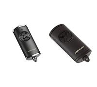 Émetteur Manuel de hse4 868 BS Structure Chrome Noir SW de l'UE & 45117361 Émetteur Portatif/Télécommande pour Porte de Garage, Noir
