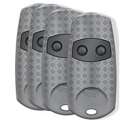 Émetteur manuel pour porte de garage compatible 432ee 433,92 MHz Top 432EE 2 canaux pour porte de garage compatible avec Top-432EE/EV/NA
