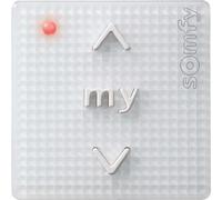 Émetteur mural Somfy Smoove 1 canal Origin RTS avec boutons-poussoirs, cadre n° 1810 inclus