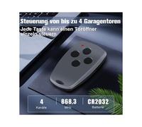 Émetteur Portatif pour Porte de Garage Compatible avec les Télécommandes Marantec D304-868, D302-868, D384-868, D321-868, D323-868 (868,3 MHz)