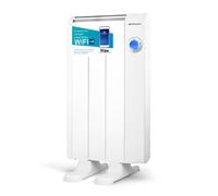 Émetteur Thermique Intelligent Wifi Orbegozo RRW-500 - Commande Vocale - Détection de Fenêtres Ouvertes - Programmation Quotidienne et Hebdomadaire - 3 Modes de Fonctionnement - Corps en Aluminium