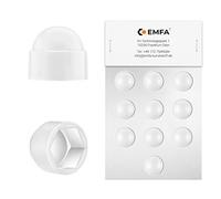 EMFA Cache-écrous M6 pour e 10 Blanc 25 pcs. Bouche-trou