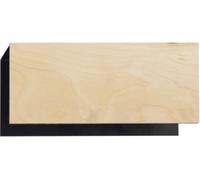 Emibig Carlo applique murale 1x15 W noir-bois 610/K1
