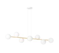 Emibig Gravity lampe suspendue x10 W blanc-doré 1242/8