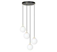 Emibig Royal lampe suspendue 4x W noir-doré 1243/4