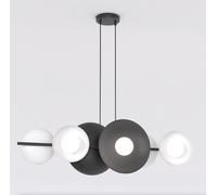 Emibig Volum 6 BL White lampe suspendue 6x8 W blanc-noir 1484/6