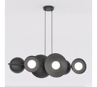 Emibig Volum 6 Black lampe suspendue 6x8 W noir 1482/6