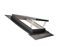 Emica - Lucarne Best Vasistas en aluminium | Double vitrage 4-9-4 | Poignée avec 4 positions d'ouverture (48 x 72 base x hauteur)