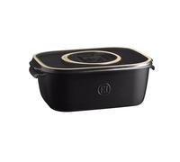 Cheese Box Boîte à fromage rectangulaire avec plateau Céramique EMILE HENRY Noir Truffe Mat