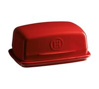 Beurrier avec couvercle en céramique EMILE HENRY Rouge Grand cru