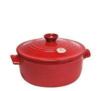Emile Henry Eh344540 Cocotte Ronde Céramique Rouge Grand Cru 26 X 26 X 16,5 cm
