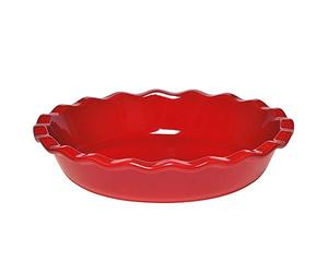 Emile Henry Eh346131 Plat à Clafoutis Céramique Rouge Grand Cru 26 X 26 X 5,5 cm