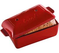 Emile Henry Eh349504 Moule à Pain Céramique Rouge Grand Cru 24 X 15 X 12,5 cm