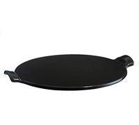 Emile Henry Eh797514 Plaque à Pizza Céramique Noir Fusain 39 X 38 X 7 cm