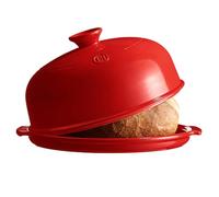 Emile Henry Made in France Bread Cloche, Glaise, Burgunderfarben, 13.2 x 11.2