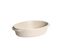 Emile Henry Mini Plat Ovale Solo - Céramique Haute Résistance - Cuisson Homogène pour Portions Individuelles - Coloris Opale - Fabriqué en France