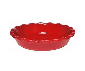 Emile Henry Moule rond 26 cm, rouge, céramique, Staub