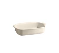 Emile Henry Petit Plat à Four Rectangulaire 29 x 19 cm - 2 à 4 Personnes - Céramique Haute Résistance HR® - Cuisson Homogène - Coloris Beige Argile - Fabriqué en France