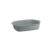 Emile Henry Petit Plat Rectangulaire Ultime - 2|4 personnes - Céramique Haute Résistance - Cuisson Homogène et Service du Four à la Table - Coloris Perle - Fabriqué en France