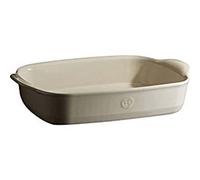 Emile Henry - Plat au four rectangulaire Argile 36 x 23 cm - Crème