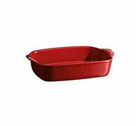 Emile Henry - Plat de cuisson rectangulaire Grand Cru Ultime EH349652 - 36 x 23 cm - Rouge bordeaux