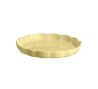 MADELEINE Plat à Tarte en Céramique D31 cm Emile Henry Jaune Vanille