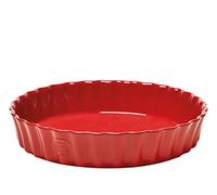 Plat à Tarte Tourtière Emile HENRY Rouge Grand Cru D24 cm