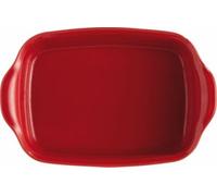 ULTIME Plat à Four en Céramique Rectangle Emile HENRY Rouge Grand cru 18 x 14 cm