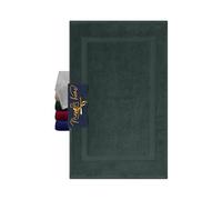 Emily´s Check Marie's Home Tapis Salle de Bain 50x80 cm 100% Coton - Tapis de Bain pour Douche, Baignoire et WC - certifiée Oeko-TEX 1612.2351, Anthracite