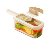 Éminceur à pommes de terre Hachoir à main en acier inoxydable avec | Coupe-frites pour pommes de terre pour couper fruits, oignons, carottes, tomates, , salade, cuisine, à la maison e