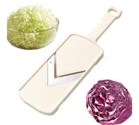 Éminceur de laitue Gadget manuel antidérapant multifonction avec poignée | Trancheuse Coupe-Légumes Pour Petit-Déjeuner Préparation Alimentaire Thanksgiving Fête Maison Cuisine Restaurant Repas Blanc