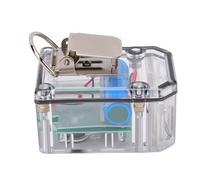 Eminchu Alerte Pompier Alarme de sécurité 100dB Capteur de Mouvement LED | Polycarbonate Ignifuge, Clip en Acier Inoxydable, Sauvetage en Cas de Fumée, Utilisation en Cas D'inondation, Balise de