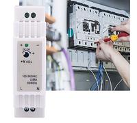 Eminchu Alimentation sur Rail DIN, Alimentation à Découpage AC DC 24 V 0,63 A 15 W Modulation PWM avec Boîtier en Plastique Technique, Idéale pour Les équipements de Contrôle Industriel des Armoires