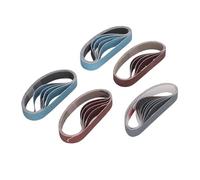 Eminchu Assortiment de Bandes Abrasives Haute Performance, 30 Pièces, pour L'affûtage des Couteaux et L'élimination de la Rouille, Taille 12 Pouces (1/2po 12po)