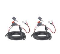 Eminchu Câble de Batterie Direct 18awg, Connecteur de Joint Torique étanche pour Camping-car, Camions, Bateaux, 2 Pièces, Cordon D'alimentation Durable de 3 Mètres