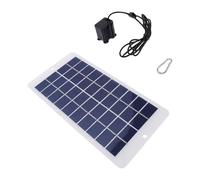 Eminchu Chargeur de Panneau Solaire 4,5 W 21,6% d'efficacité 5 V DC 5521 | Silicium Polycristallin, Pompe de Jardin, Caméra de sécurité, Câble Extra Long, Lumière Indirecte du Soleil, Systèmes de