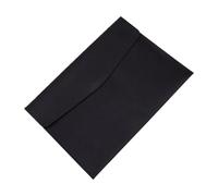 Eminchu Classeur A4 en Cuir PU, Organisateur élégant pour Réunions D'affaires et Utilisation Scolaire, Compact et Durable, 23,5x33cm (BLACK)