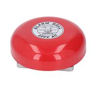 Eminchu Cloche D'alarme Incendie 95db en Métal Durable avec Son Clair pour Maison Hôtel Entrepôt 6 Pouces Rouge