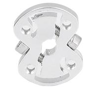 Eminchu Collier de Serrage Fendu en Alliage D'aluminium, Trou D de 1/4 Pouces, Durable pour le Pignon D'engrenage de Serrage D'arbre, 1 Paquet