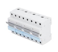 Eminchu Commutateur de Transfert Manuel à Double Puissance 400VAC avec Disjoncteur de Verrouillage pour Utilisation Résidentielle et Générateur Matériau PC Durable 4P (125A)