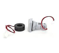 Eminchu Compteur de Tension de Courant AD16-22FVA avec Double Affichage, Testeur 2 en 1 de Haute qualité pour L'entretien électrique, Diamètre D'installation de 20mm (WHITE)