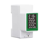Eminchu Compteur D'énergie Numérique, Testeur monophasé avancé, Moniteur Compact de Consommation d'électricité pour le Bureau et la Maison, 50-300V 0-100A