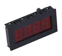 Eminchu Compteur LED à Affichage PLC, Communication à 4 Chiffres de Haute qualité pour MODBUS-RTU, ABS Durable, luminosité et Débit en Bauds Réglables, adapté aux Applications Industrielles