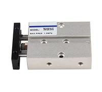 Eminchu Cylindre Pneumatique TN10 en Alliage D'aluminium, Cylindre Pneumatique à Double Effet pour L'automatisation Industrielle, Alésage de 10mm, 1 unité (TN10X10)