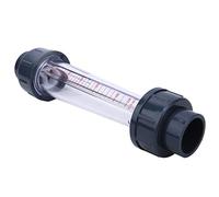 Eminchu Débitmètre de Liquide LZS-25(D), Débitmètre de Haute Précision pour Divers Liquides, Plastique ABS, 250-2500L/h