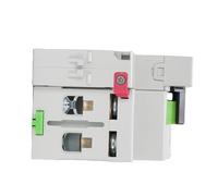 Eminchu Disjoncteur de Fuite à la Terre 2P RCCB avec Double Mécanisme de Verrouillage pour Applications Photovoltaïques et Charge EV PA66 (63A)