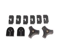 Eminchu Ensemble de Remplacement de Pince de Couverture de Tonneau en Aluminium, Performance Fiable pour les Couvertures Rigides à Trois Volets, Convient pour, Convient pour, pour, 20 Pièces