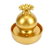 Eminchu Fontaine d'eau de Table de Sac d'argent, Fontaine d'eau de Bureau en Plastique (Gold)
