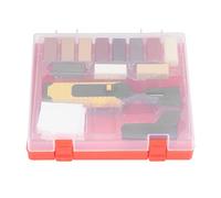 Eminchu Kit de Réparation de Fissures de Meubles en Bois, Accessoires Complets, Stylo Chauffant électrique, Outil de Réparation de Sols en Bois pour la de Meubles en, Blocs de Cire de 11 Couleurs,