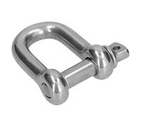 Eminchu Manille D'ancrage à Anneau en D, Goupille à Vis Durable en Acier Inoxydable 304 pour Usage Marin et Construction, Paquet de 20 (2 piècesM16)